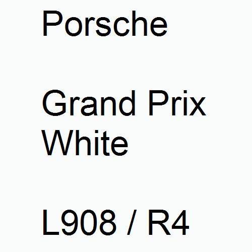 Porsche, Grand Prix White, L908 / R4.